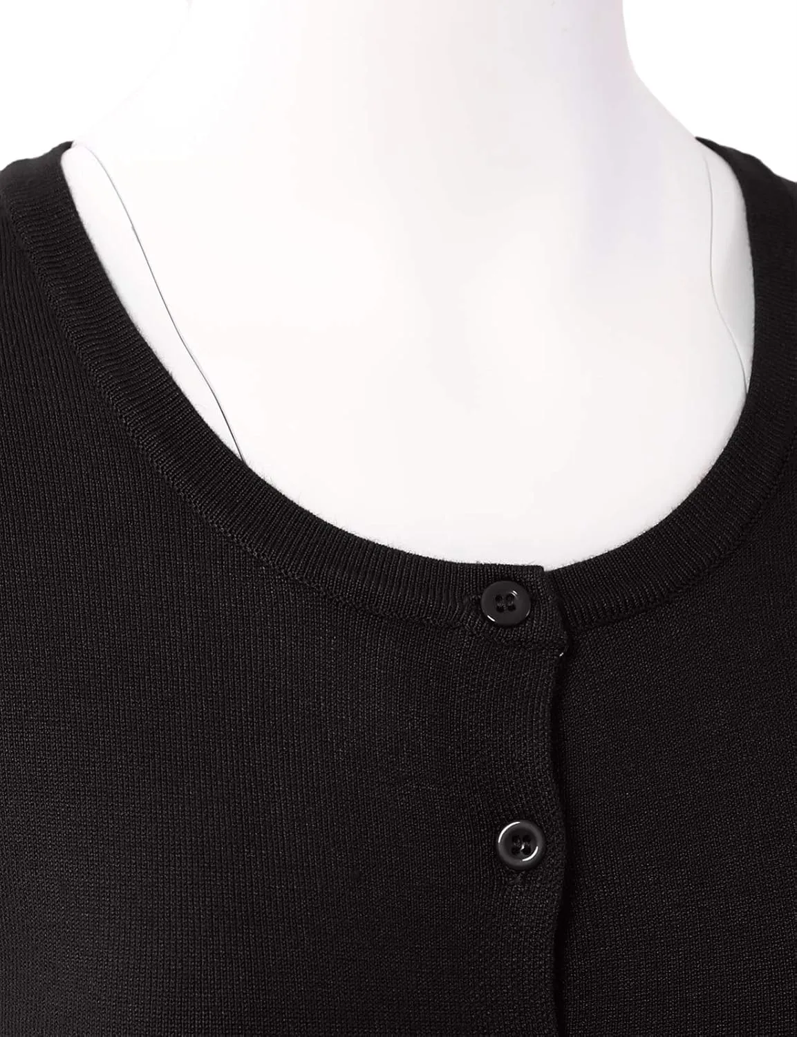 Allsense Women's Long-Sleeve Lightweight Crewneck Cardigan Sweater