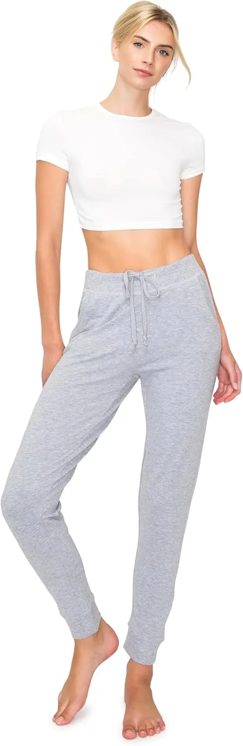 Athletic Style Comfy Yoga Jersey Jogger Track Pants for Women