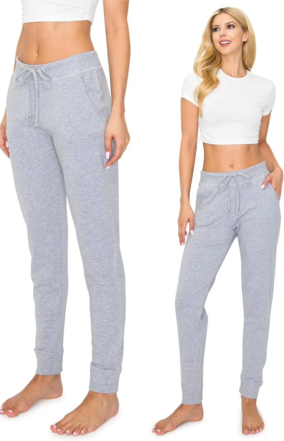 Athletic Style Comfy Yoga Jersey Jogger Track Pants for Women