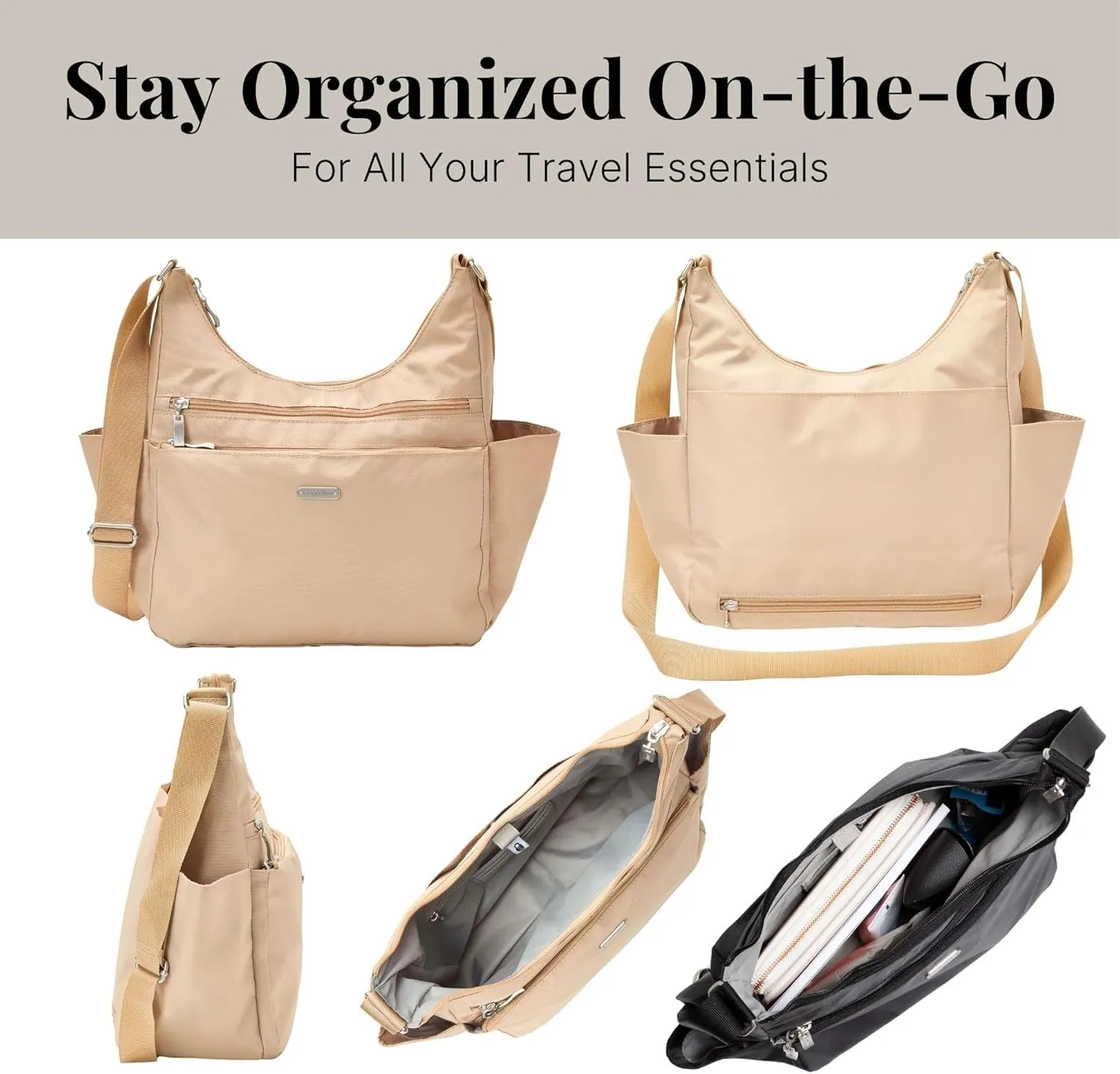 Baggallini Essential Hobo Crossbody