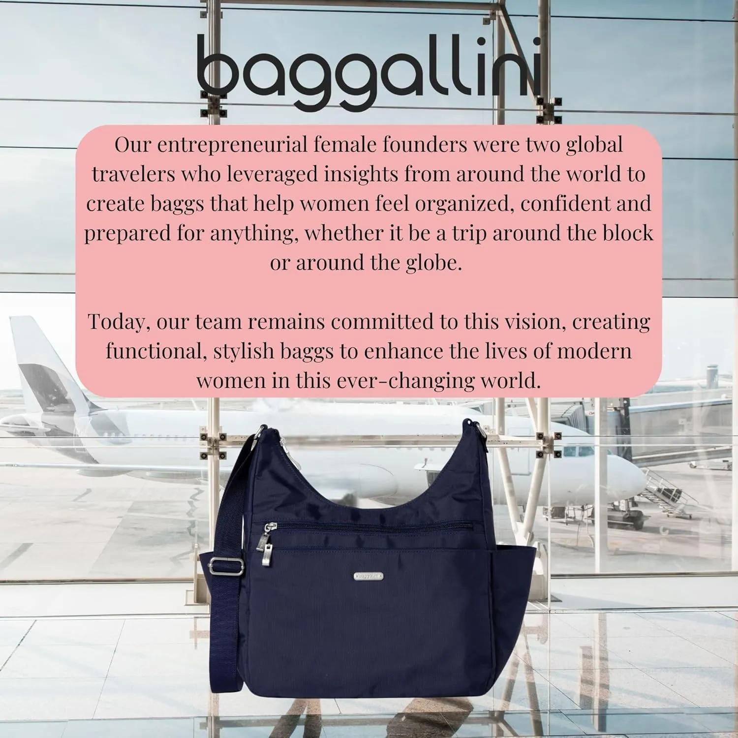 Baggallini Essential Hobo Crossbody