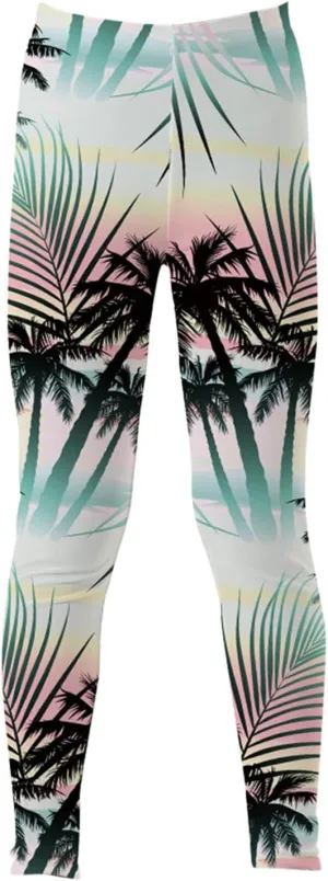 Big Kids Girls Ptints Slim Leggings Yoga Pants Tights Fitted Stretch Pants Teen Girls Sweatpants Joggers Pants