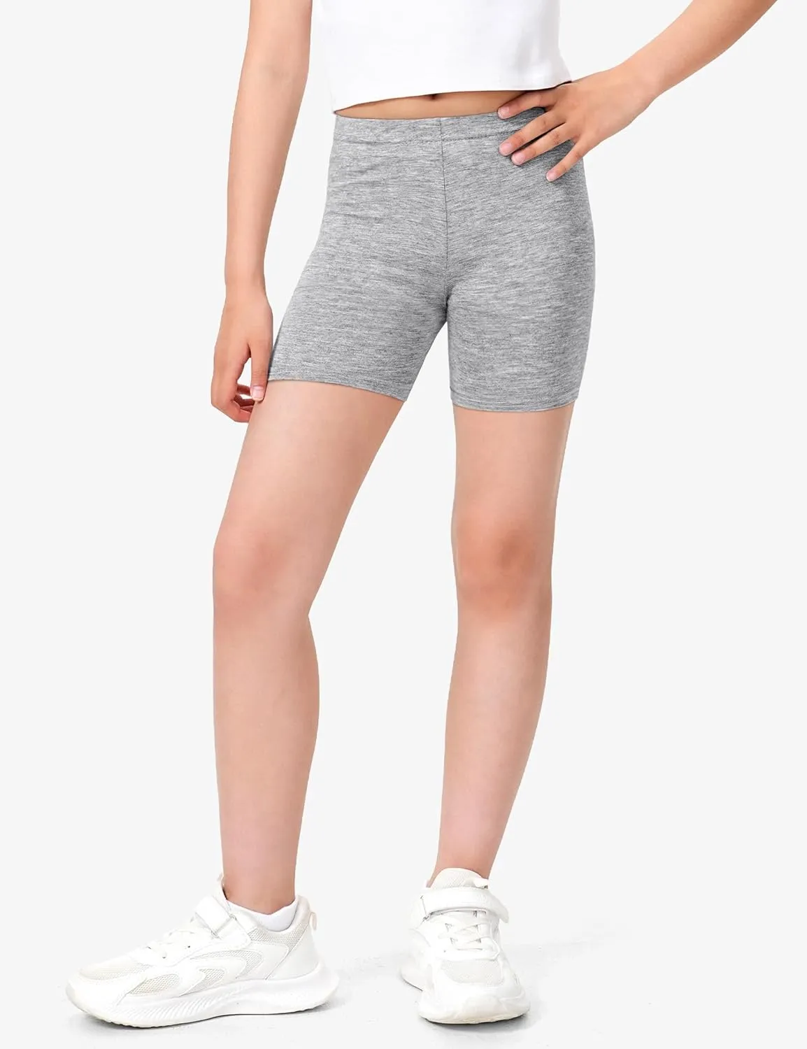 BOOPH Girls Dance Shorts Breathable Bike Shorts for Sports Play Underdress 2-10Y