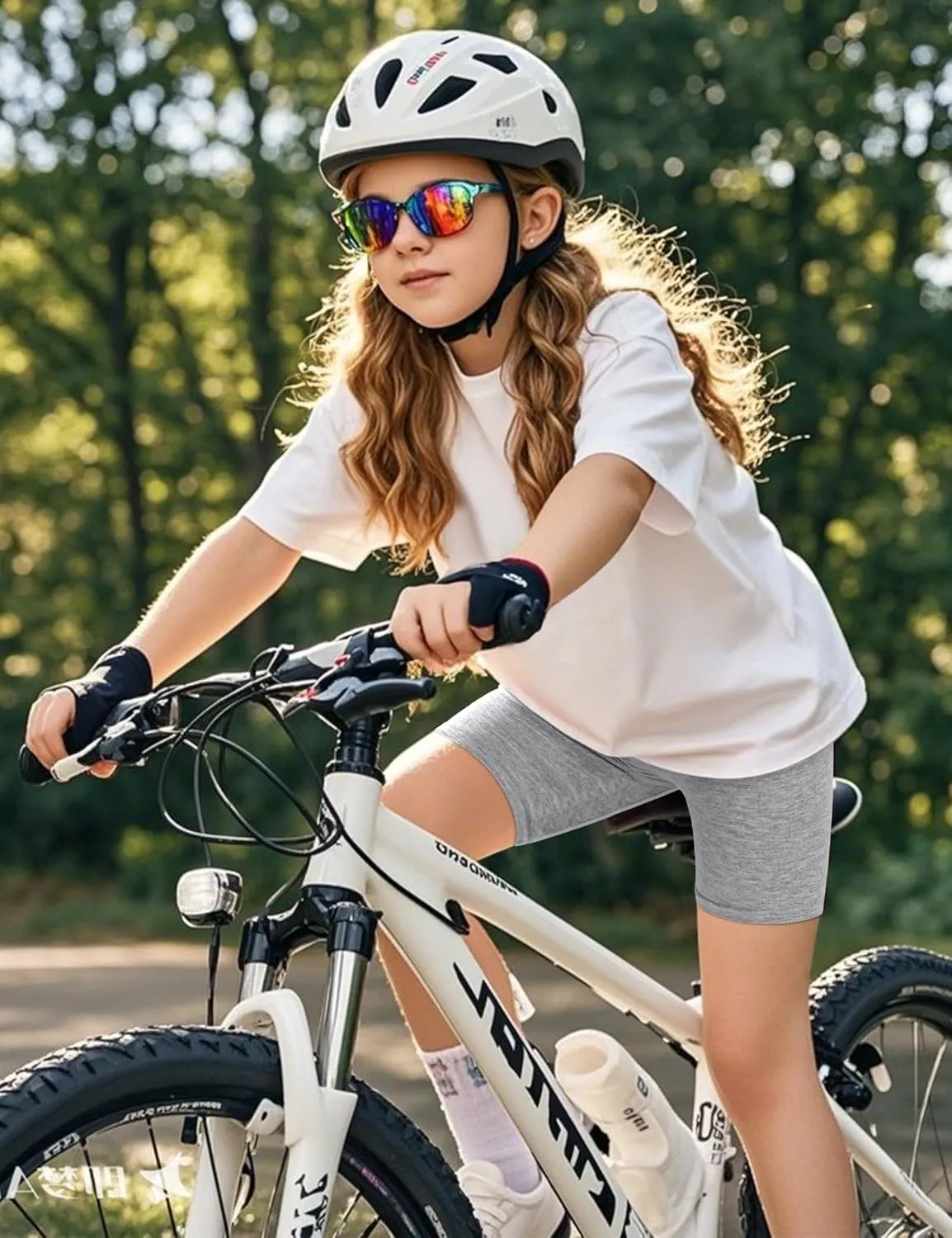 BOOPH Girls Dance Shorts Breathable Bike Shorts for Sports Play Underdress 2-10Y