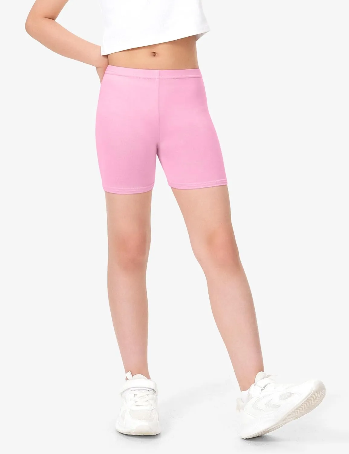 BOOPH Girls Dance Shorts Breathable Bike Shorts for Sports Play Underdress 2-10Y