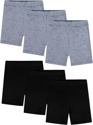 BOOPH Girls Dance Shorts Breathable Bike Shorts for Sports Play Underdress 2-10Y