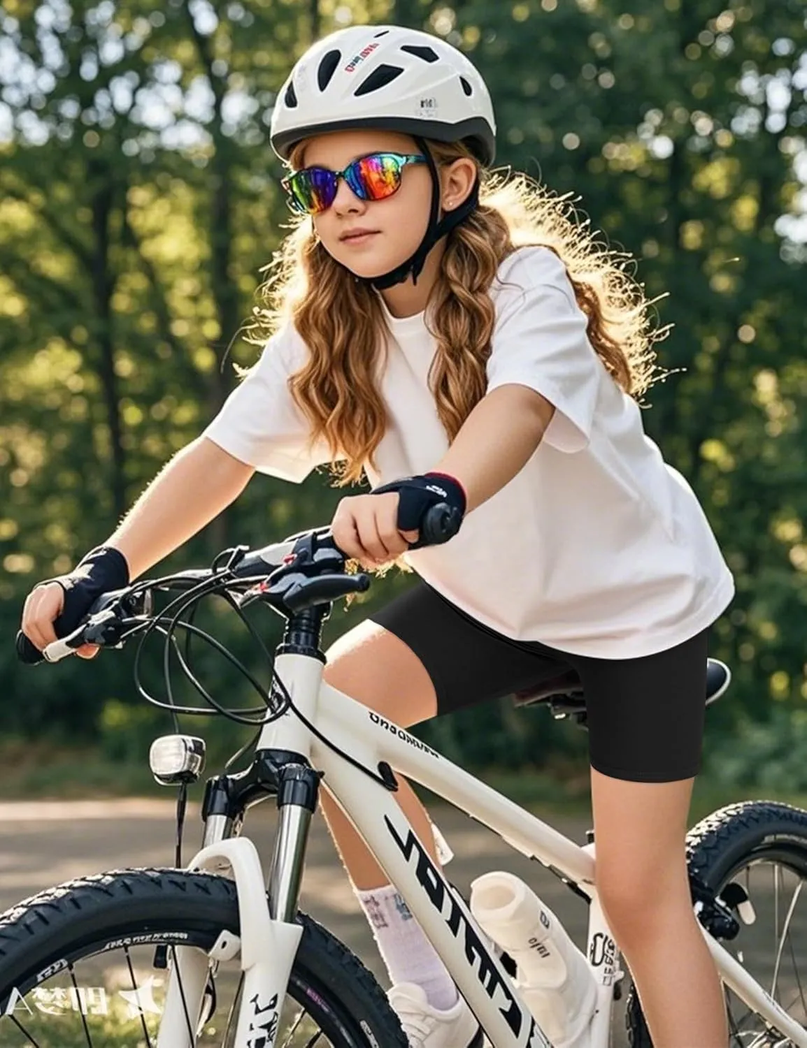 BOOPH Girls Dance Shorts Breathable Bike Shorts for Sports Play Underdress 2-10Y