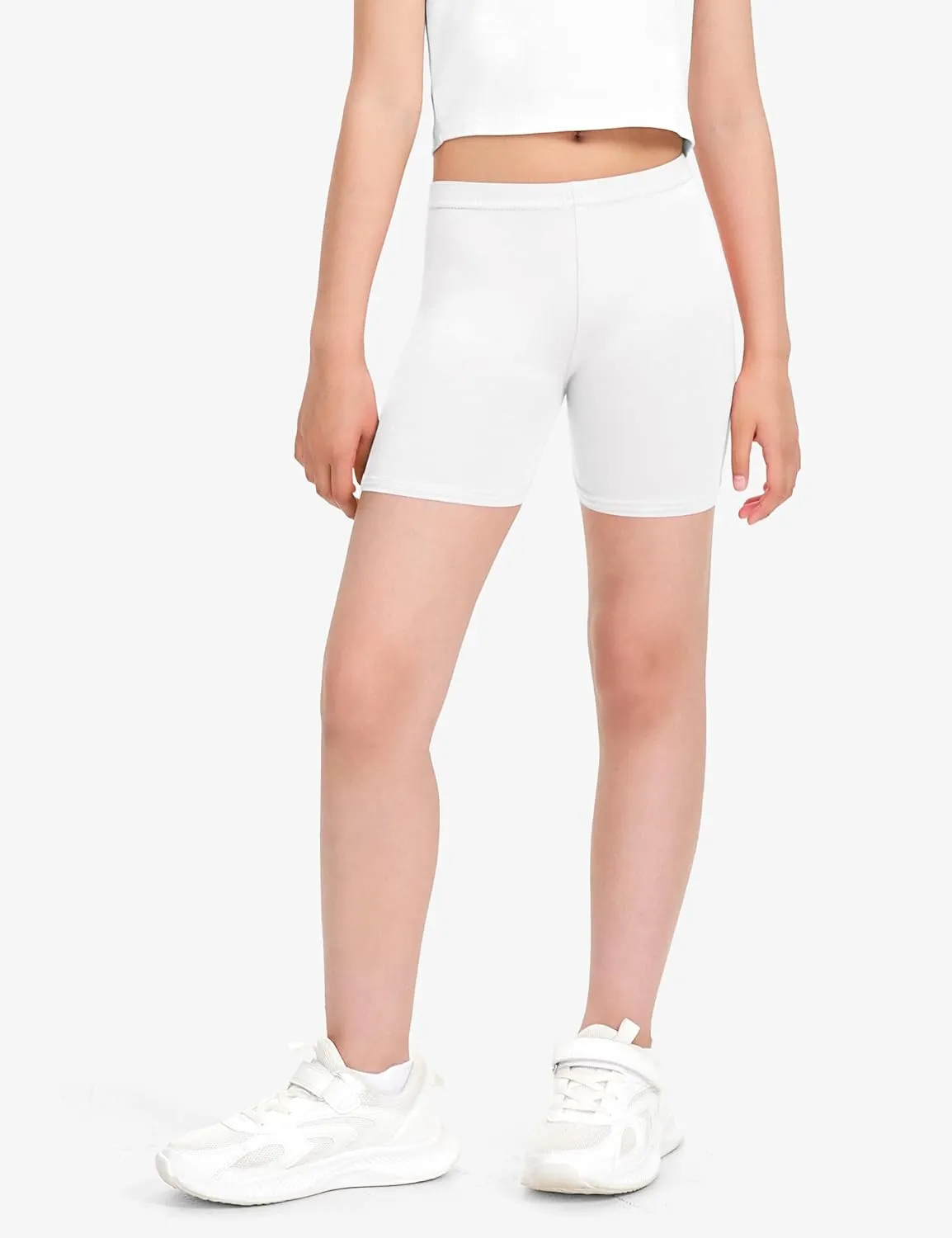 BOOPH Girls Dance Shorts Breathable Bike Shorts for Sports Play Underdress 2-10Y