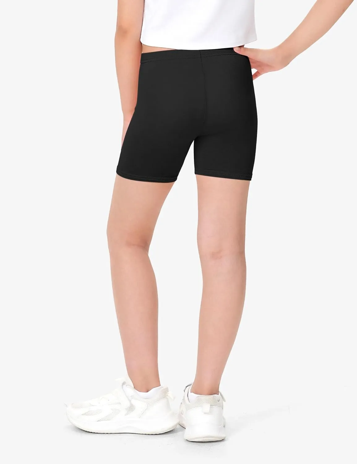 BOOPH Girls Dance Shorts Breathable Bike Shorts for Sports Play Underdress 2-10Y