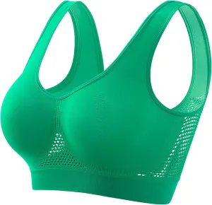 Breathable Anti-Sagging Breasts Sports Bras for Women 2025 Cooling Comfort Wireless Bra Breathable Lift Up Air Bras