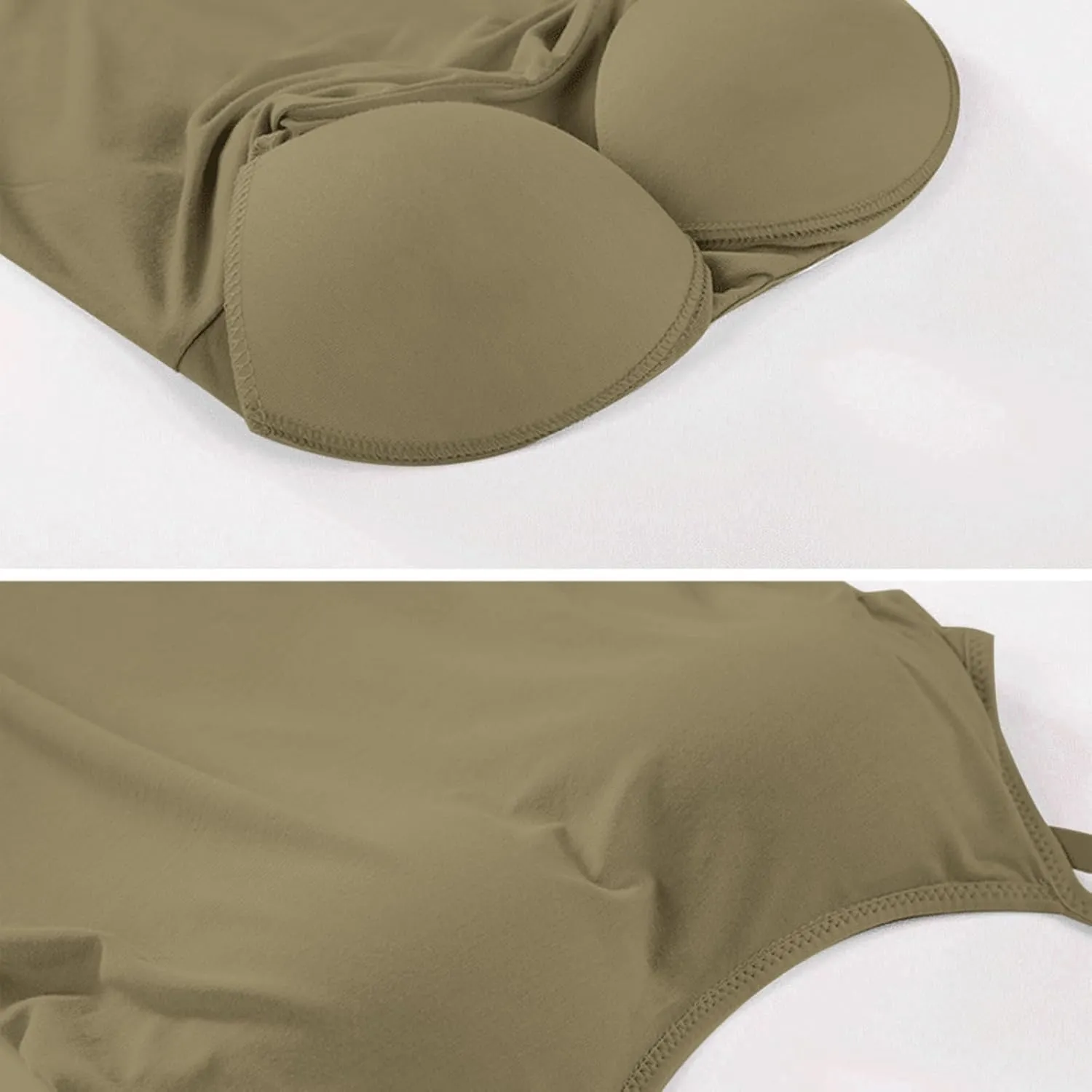 Camisole Tank Tops for Women Built in Bra Adjustable Spaghetti Strap Workout Yoga Shirts Basic Layer Padded Bra Tees