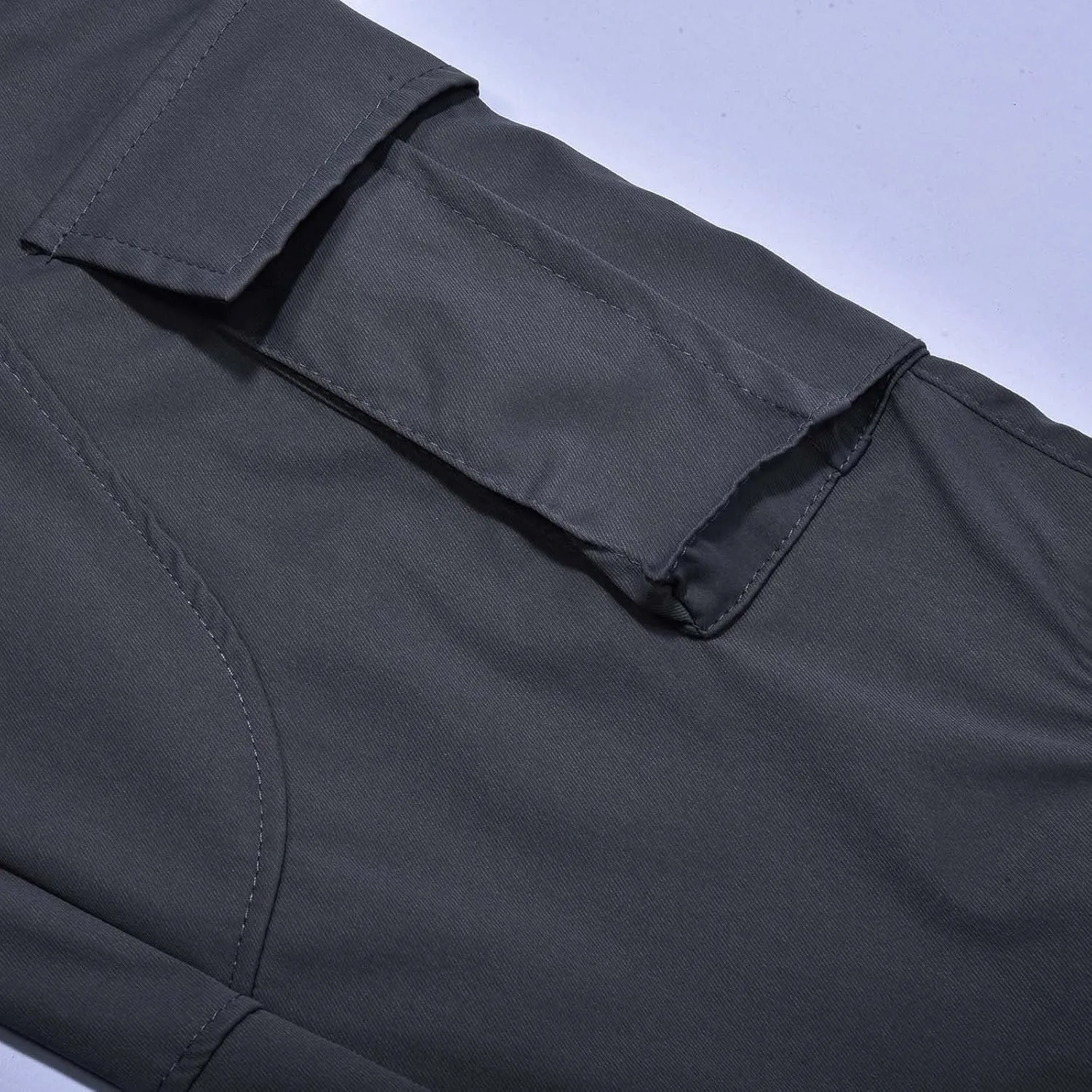 Cargo Pants for Men Mens Cargo Pants Baggy Multi-Pockets Outdoor Fashion Casual Jogger Pant Streetwear with Drawstring
