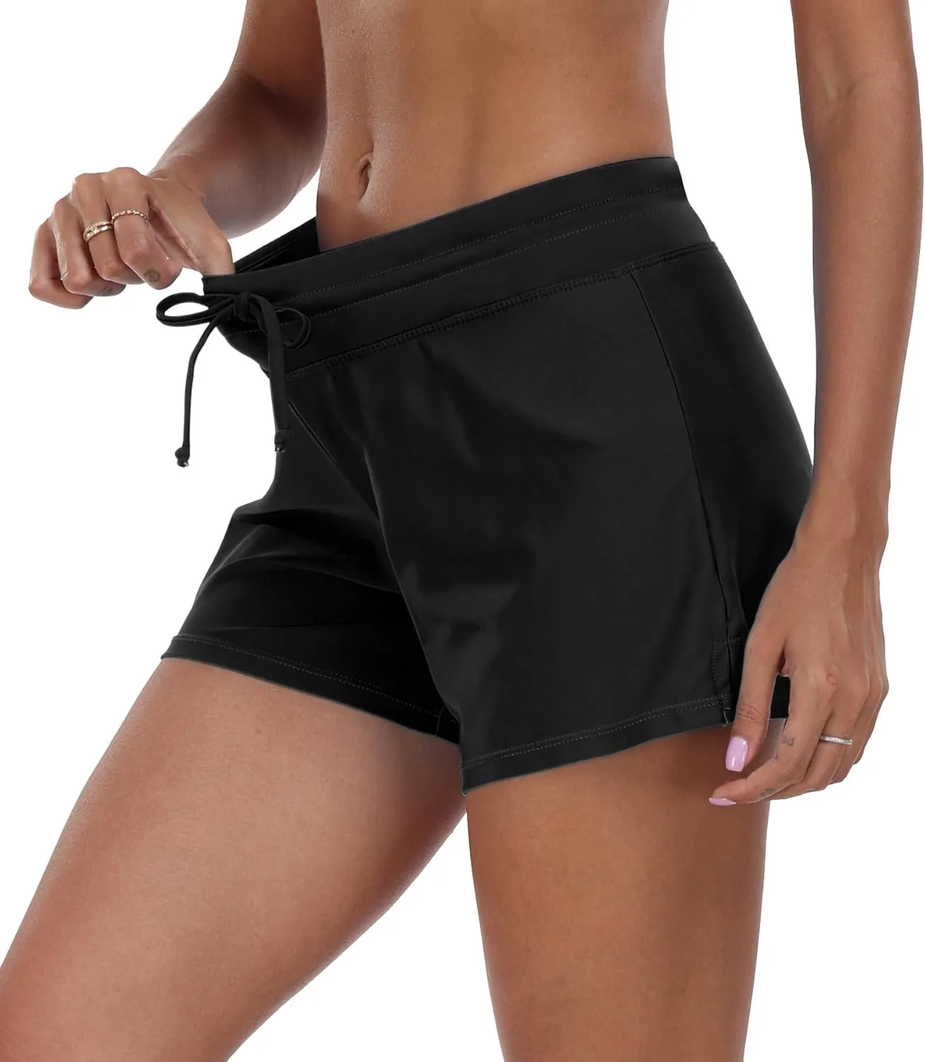 ChinFun Women's Board Shorts Swimswear Bottoms Tankini Swim Bathing Briefs Swimsuit Boardshorts Beach Trunks with Liner