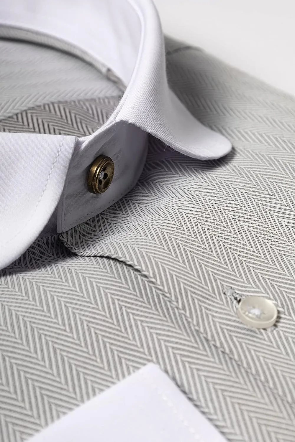Club Collar Shirts for Men | Mens Long Sleeve Dress Casual Stylish & Formal Button Up Shirts in 1920s Style