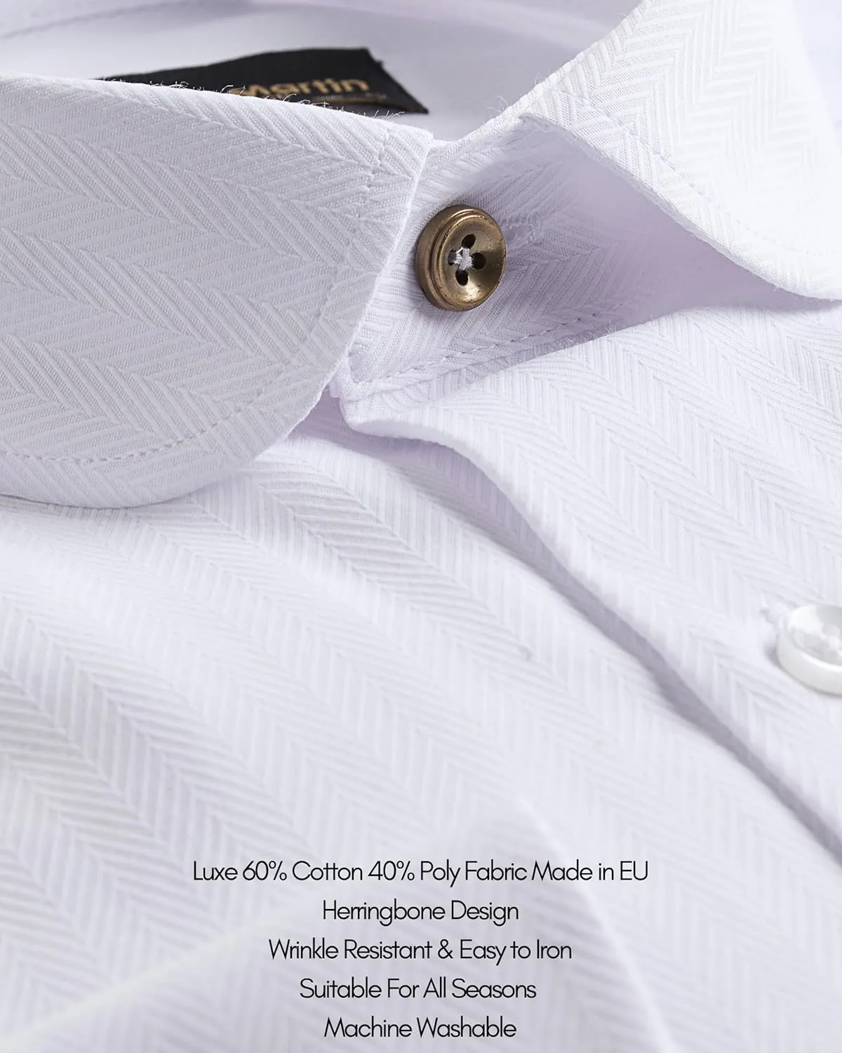 Club Collar Shirts for Men | Mens Long Sleeve Dress Casual Stylish & Formal Button Up Shirts in 1920s Style
