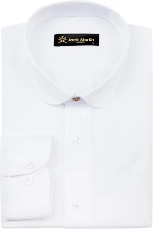 Club Collar Shirts for Men | Mens Long Sleeve Dress Casual Stylish & Formal Button Up Shirts in 1920s Style