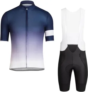 Couple Casual Fashion Gradient Cycling Sets Slim Tracksuit Breathable Summer Sport Outfits