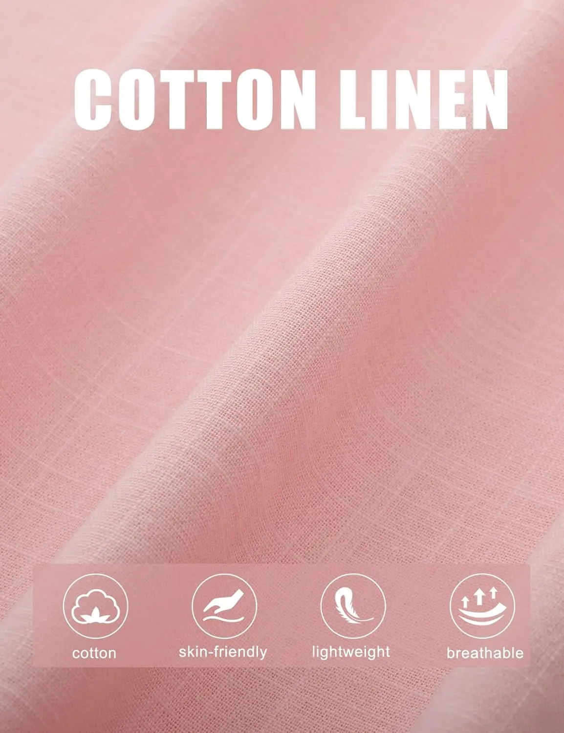 COZYPOIN Men’s Henley T-Shirts Cotton Linen Short Sleeve Button Down Casual Band Collar Summer Beach Hippie Tee Shirts