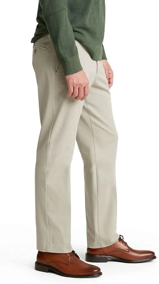 DOCKERS Mens City Trouser Straight Fit Smart 360 Tech Pants