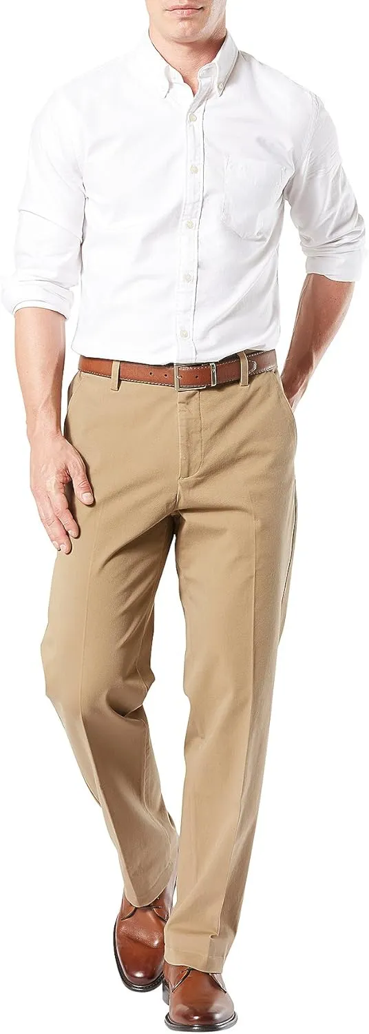 Dockers Men's Classic Fit Workday Khaki Smart 360 FLEX Pants (Standard and Big & Tall)