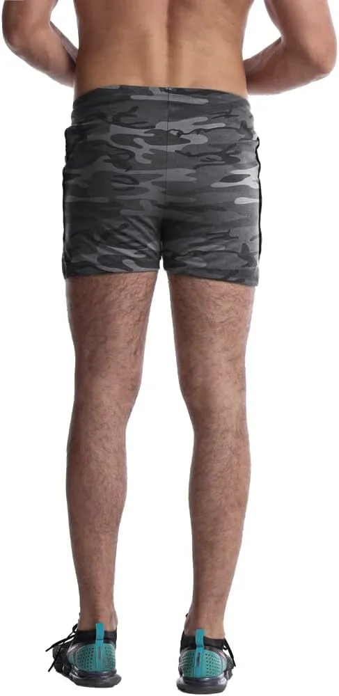 EVERWORTH Men's 3" Inseam Workout Shorts Quick Dry Gym Short Shorts Lightweight Shorts for Men with Liner and Zipper Pockets