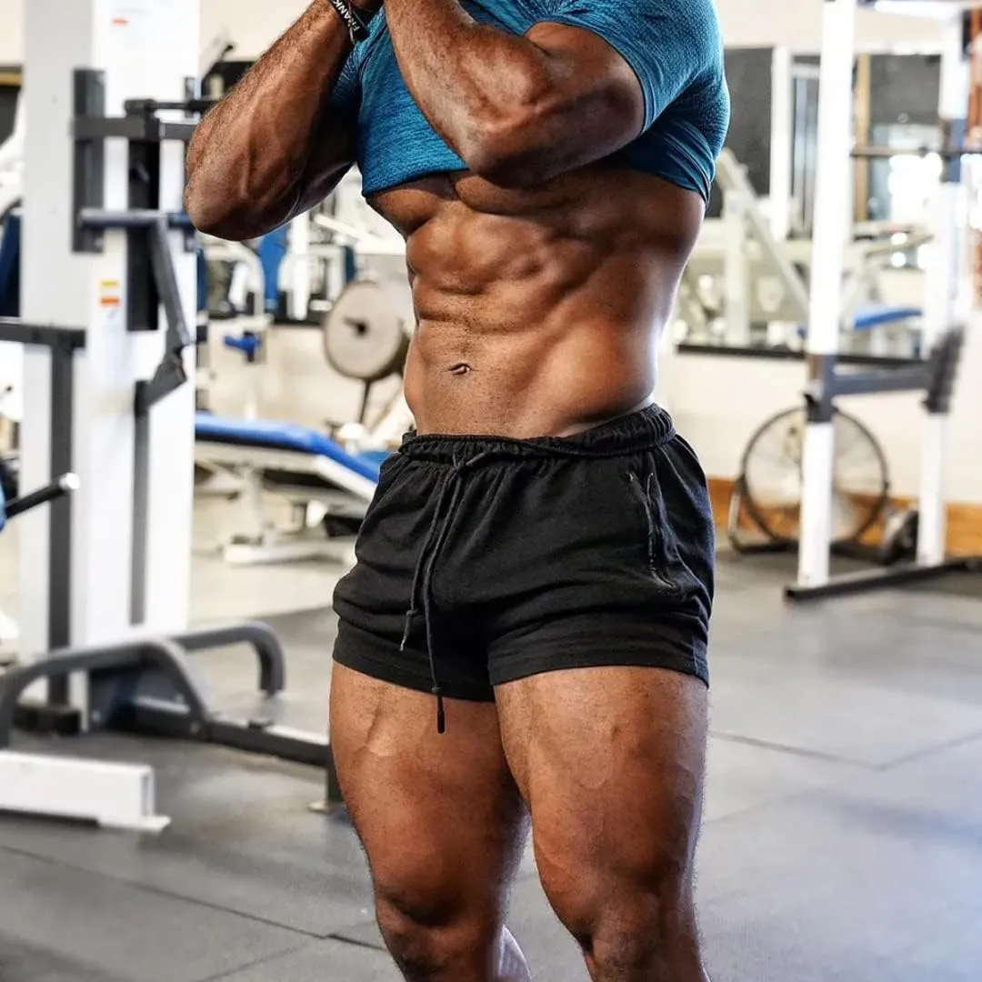 EVERWORTH Men's 3" Inseam Workout Shorts Quick Dry Gym Short Shorts Lightweight Shorts for Men with Liner and Zipper Pockets