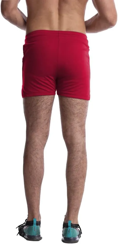 EVERWORTH Men's 3" Inseam Workout Shorts Quick Dry Gym Short Shorts Lightweight Shorts for Men with Liner and Zipper Pockets