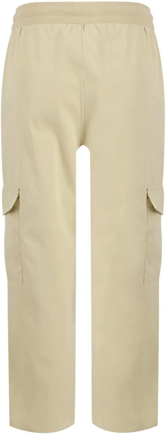 Fitted Cargo Pants for Women High Waisted Dressy Trousers Fall Casual Work Pants with Pockets Drawstring Jogger Pant