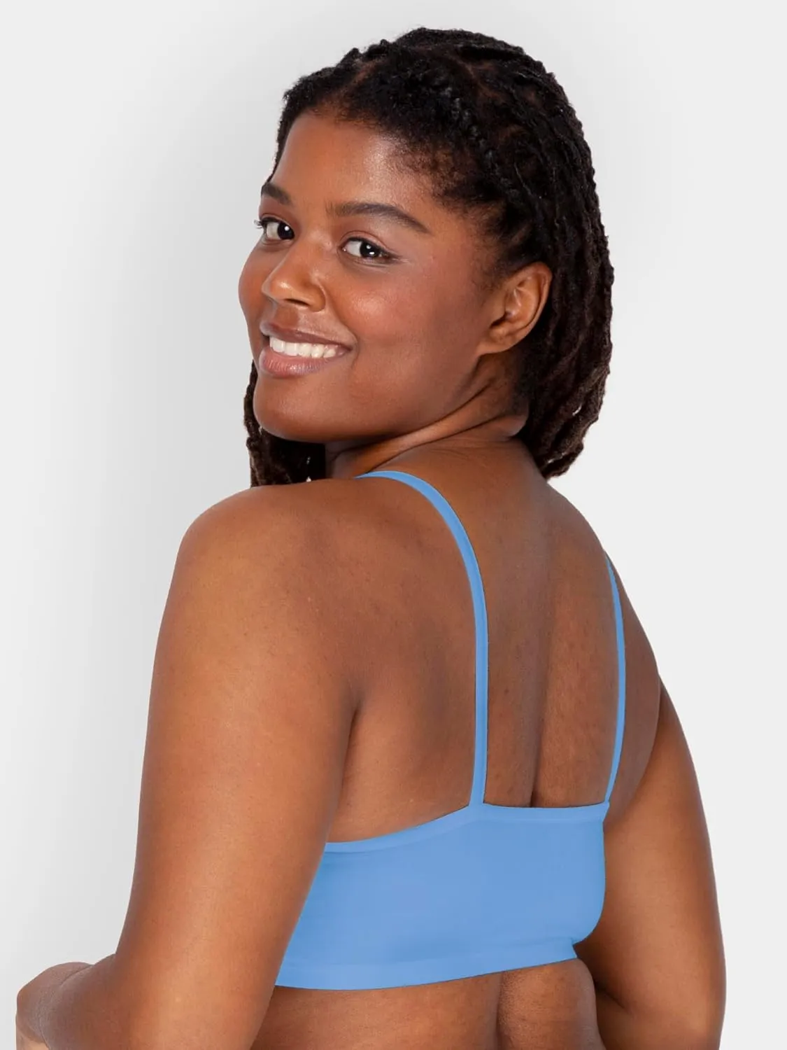 Fruit of the Loom Women's Spaghetti Strap Cotton Sports Bra - All-Day Comfort & Easy Movement - Value Packs