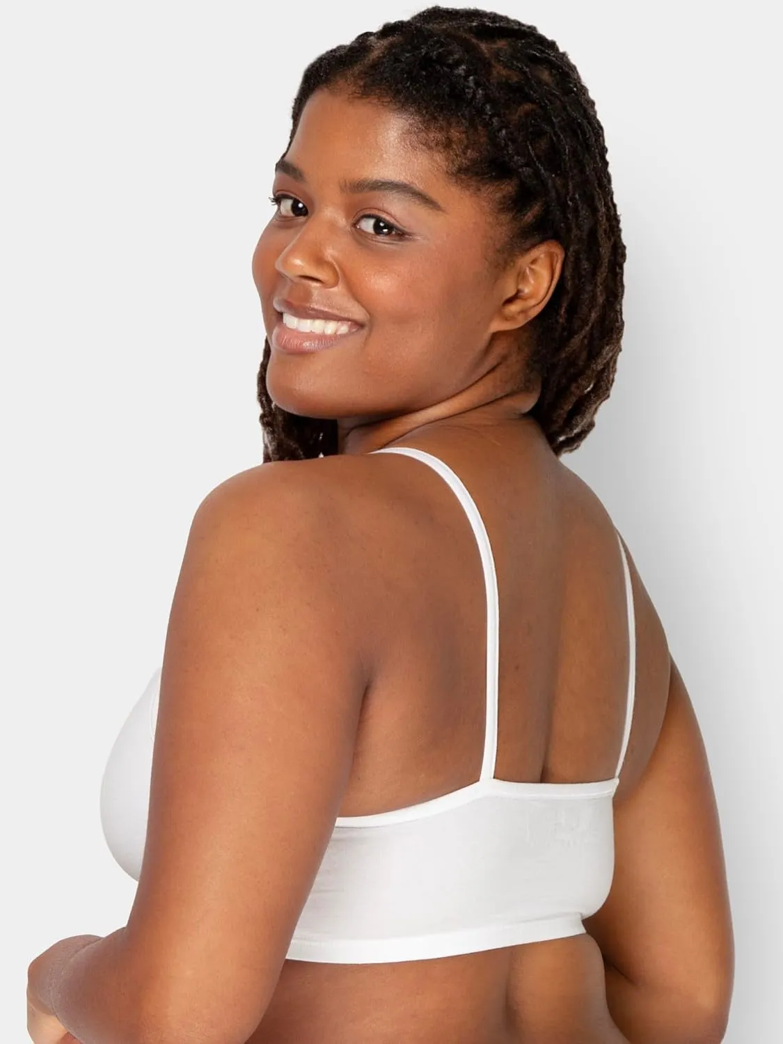 Fruit of the Loom Women's Spaghetti Strap Cotton Sports Bra - All-Day Comfort & Easy Movement - Value Packs