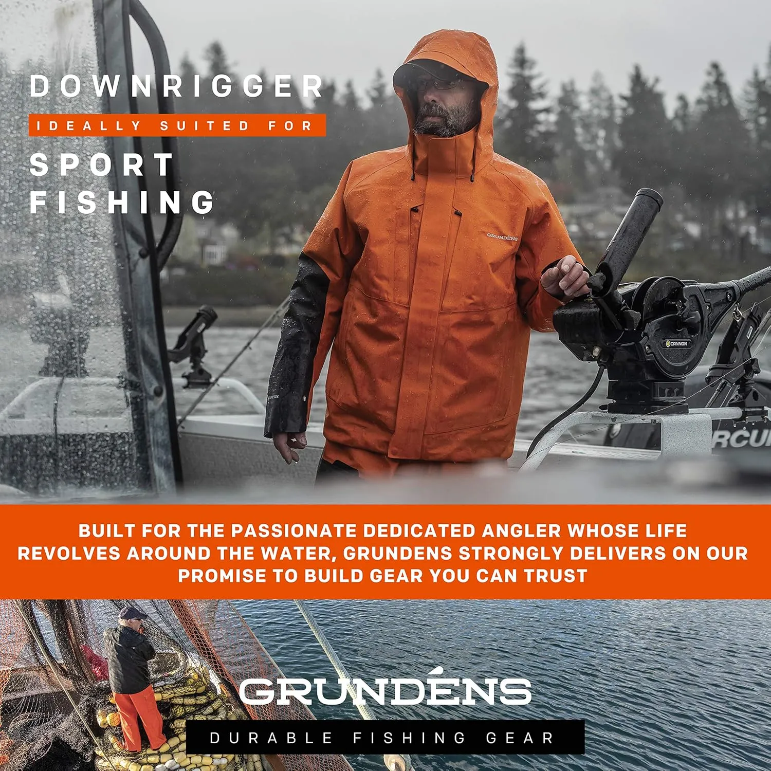 Grundéns Men’s Downrigger GORE-TEX Jacket | Waterproof, Breathable