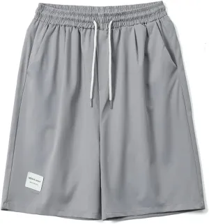 Gym Shorts Men Men's Solid Workout Athletic Shorts Quick Dry Hiking Shorts Men Lightweight Sports Gym Shorts Running