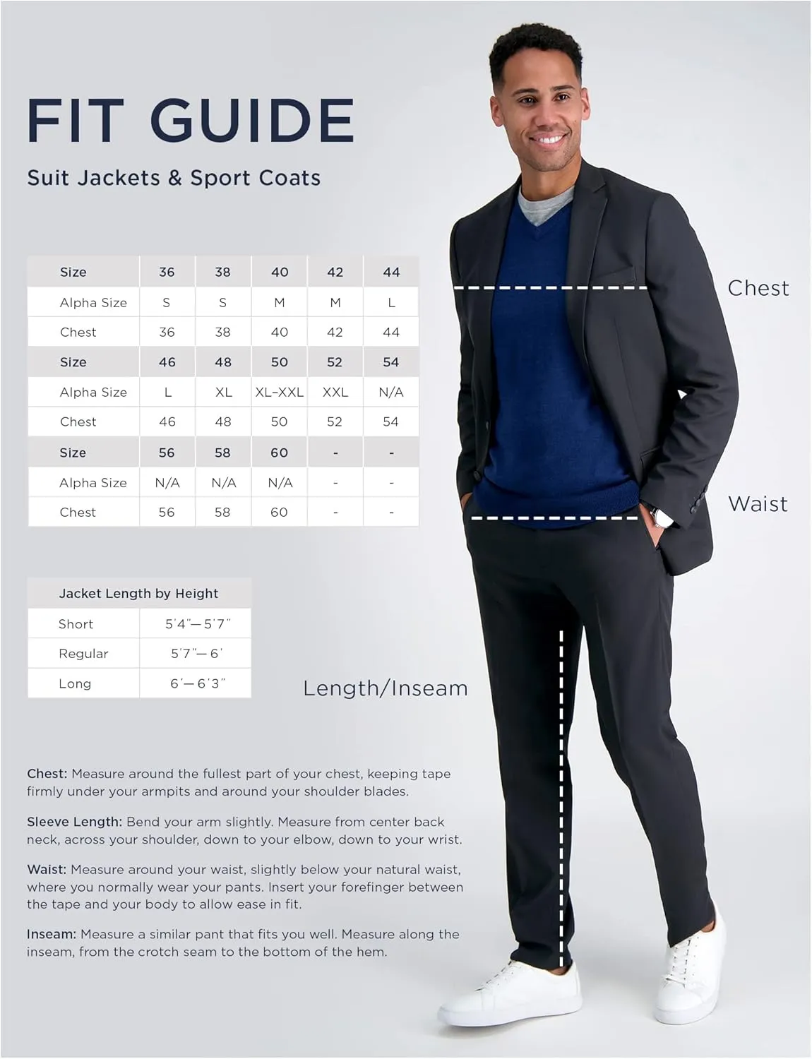 Haggar Men's Smart Wash Highland Blazer