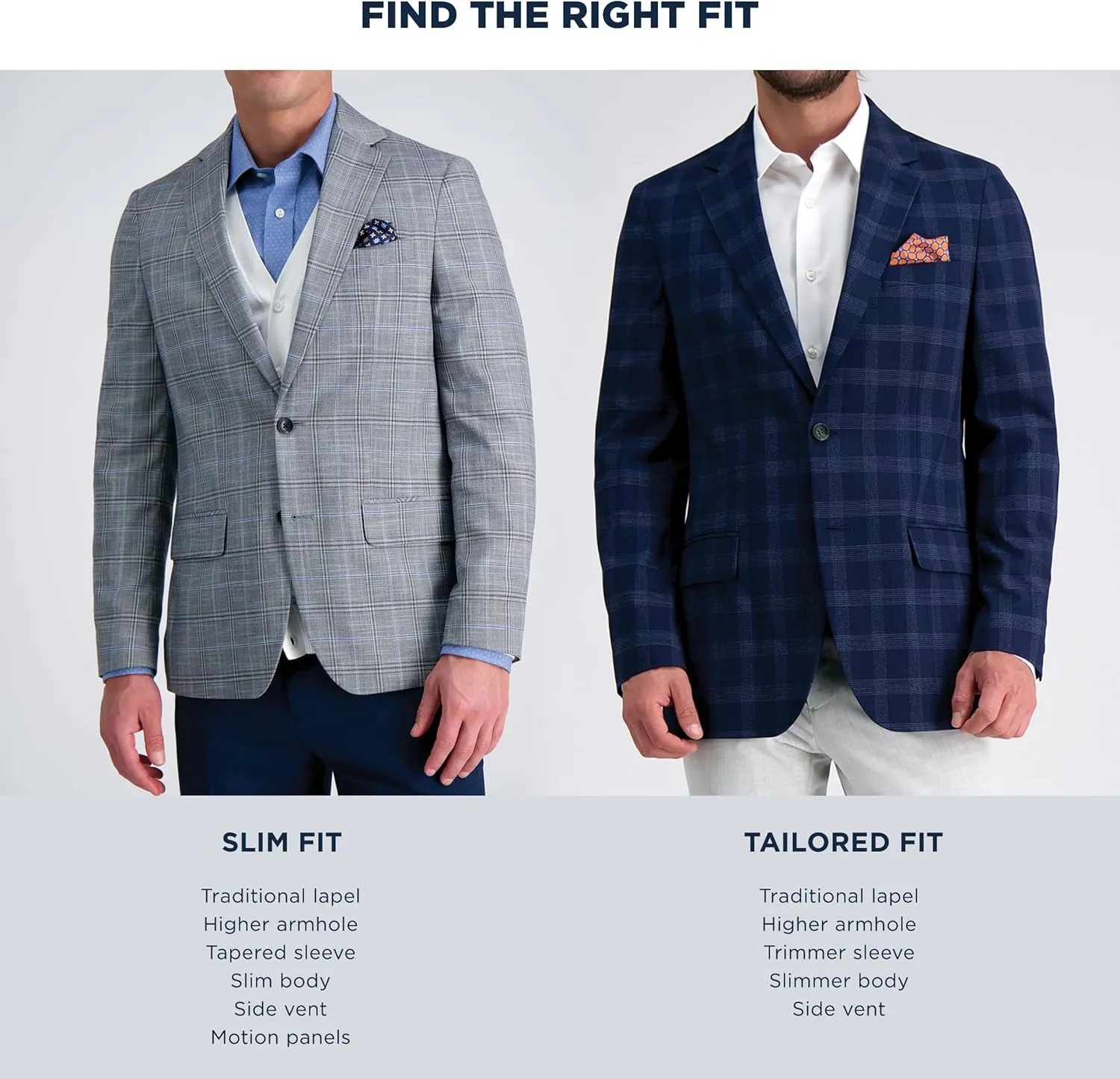 Haggar Men's Smart Wash Highland Blazer