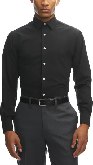 Haggar Smart Wash Slim Fit Men's Button Down Dress Shirt