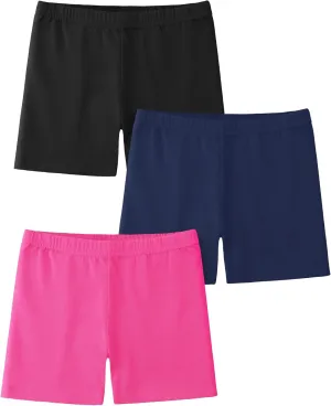 HASMES Girls Bike Shorts Cartwheel and Safety Biker Under Dress Dance Shorts