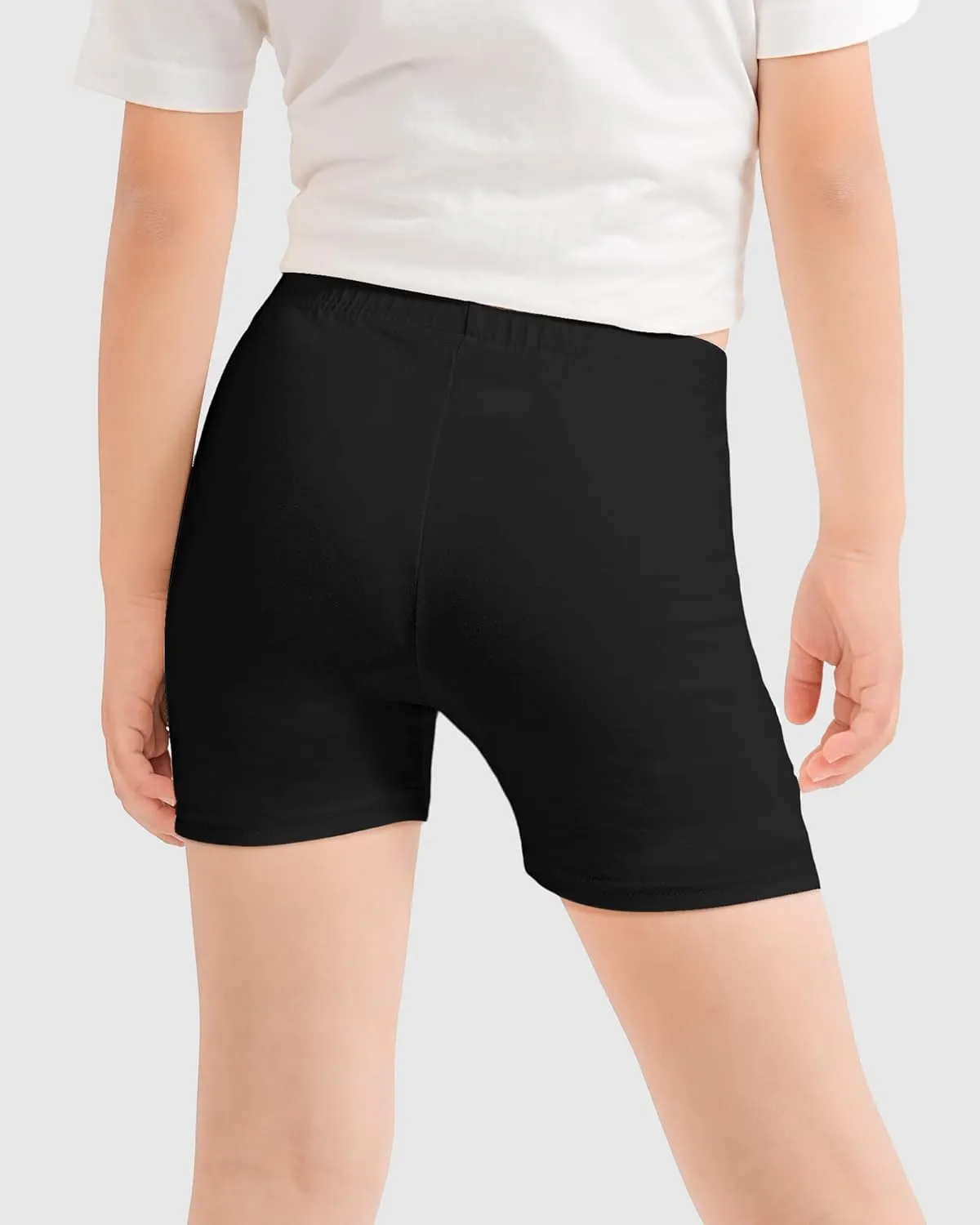 HASMES Girls Bike Shorts Cartwheel and Safety Biker Under Dress Dance Shorts