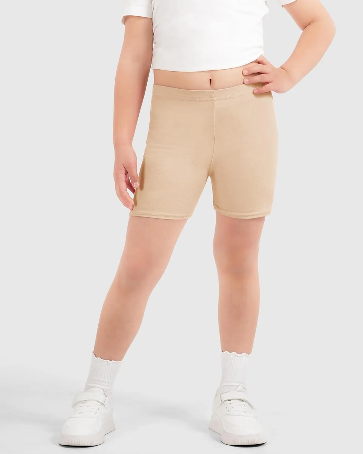 HASMES Girls Bike Shorts Cartwheel and Safety Biker Under Dress Dance Shorts