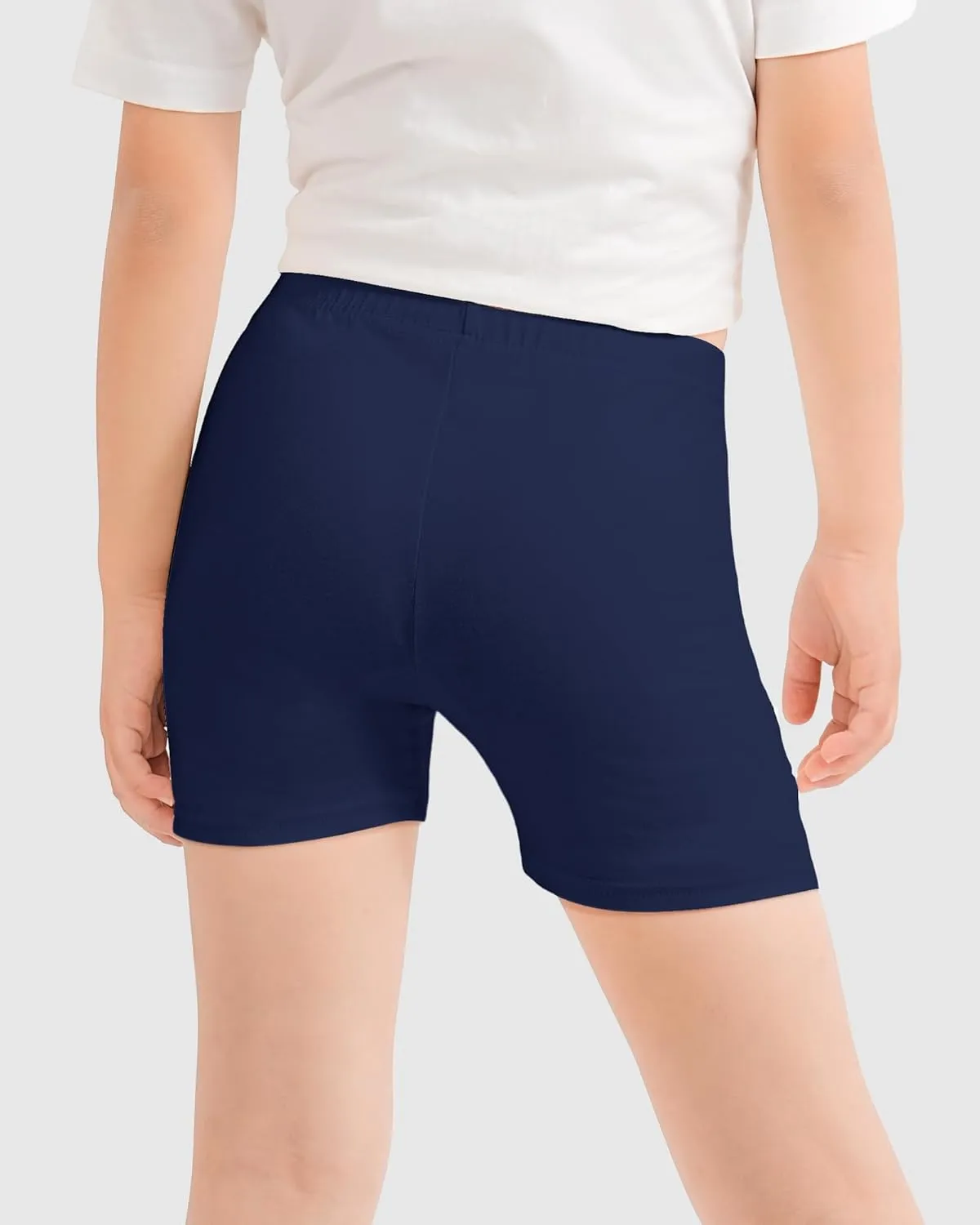 HASMES Girls Bike Shorts Cartwheel and Safety Biker Under Dress Dance Shorts