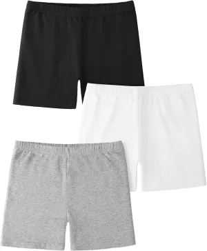 HASMES Girls Bike Shorts Cartwheel and Safety Biker Under Dress Dance Shorts