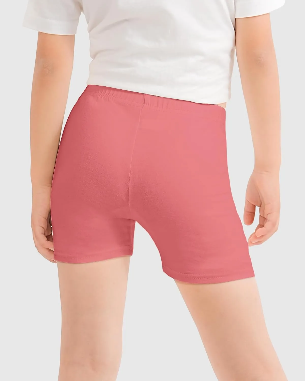 HASMES Girls Bike Shorts Cartwheel and Safety Biker Under Dress Dance Shorts