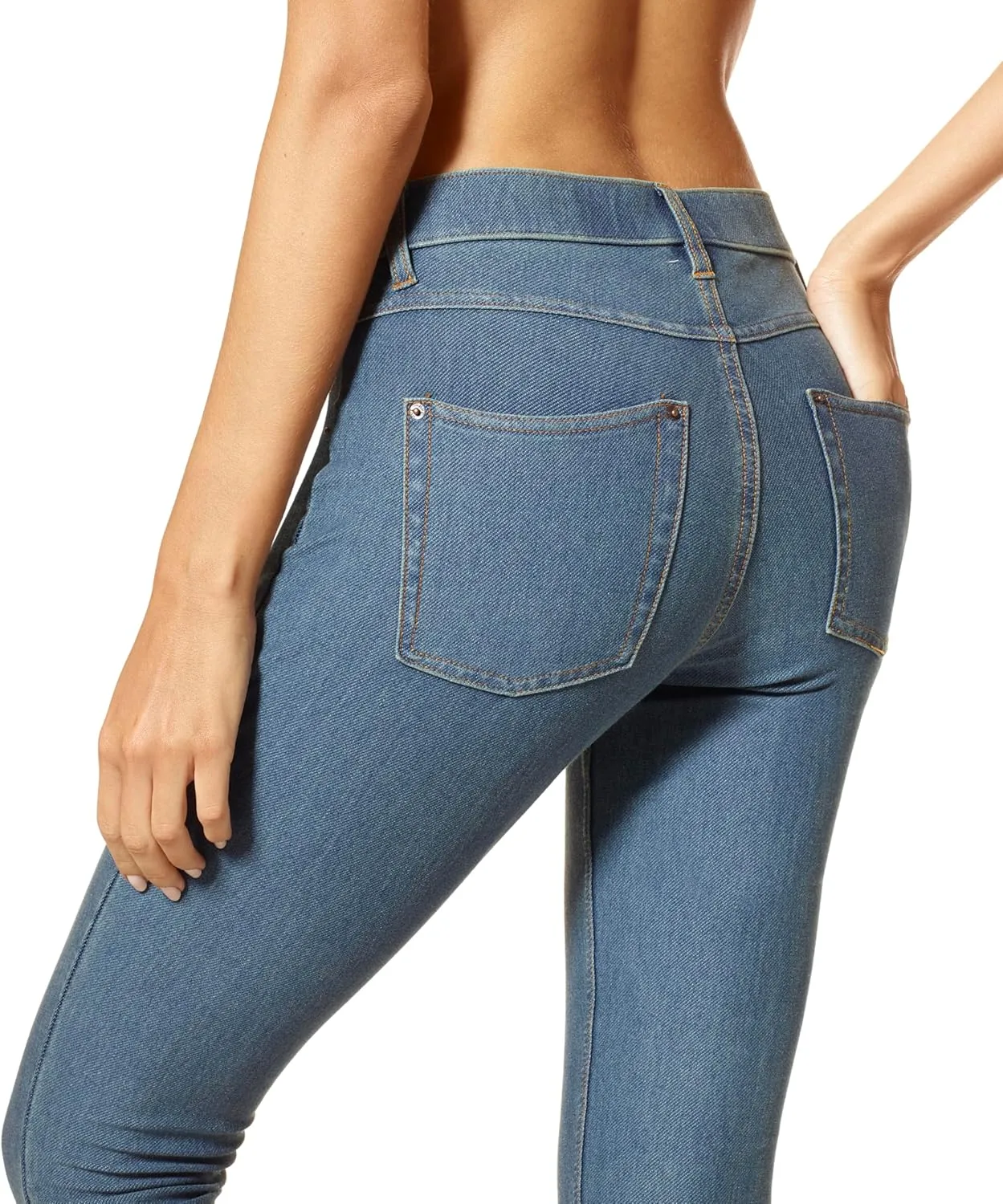 HUE Women's Essential Denim Leggings