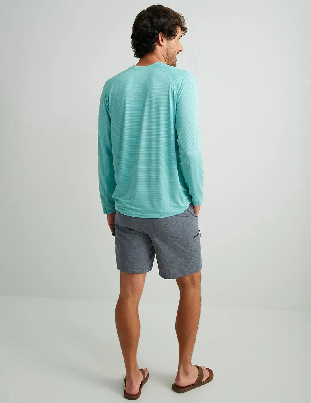 HUK Men's A1a Crew, Quick-Dry, Breathable Fishing Shirt