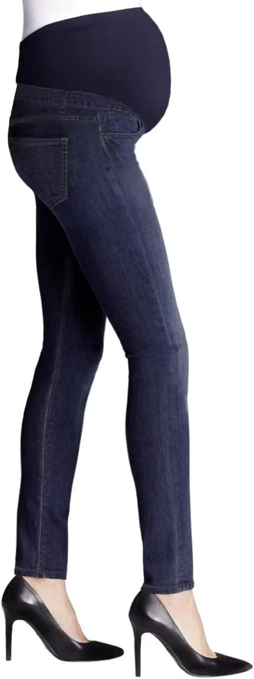 Hybrid & Company Maternity Women's Super Comfy Ultra Stretch Skinny Jeans