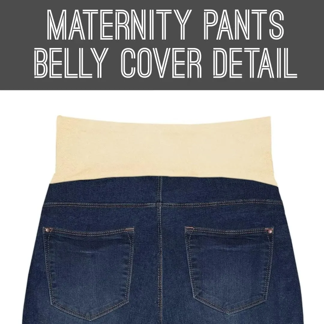 Hybrid & Company Maternity Women's Super Comfy Ultra Stretch Skinny Jeans