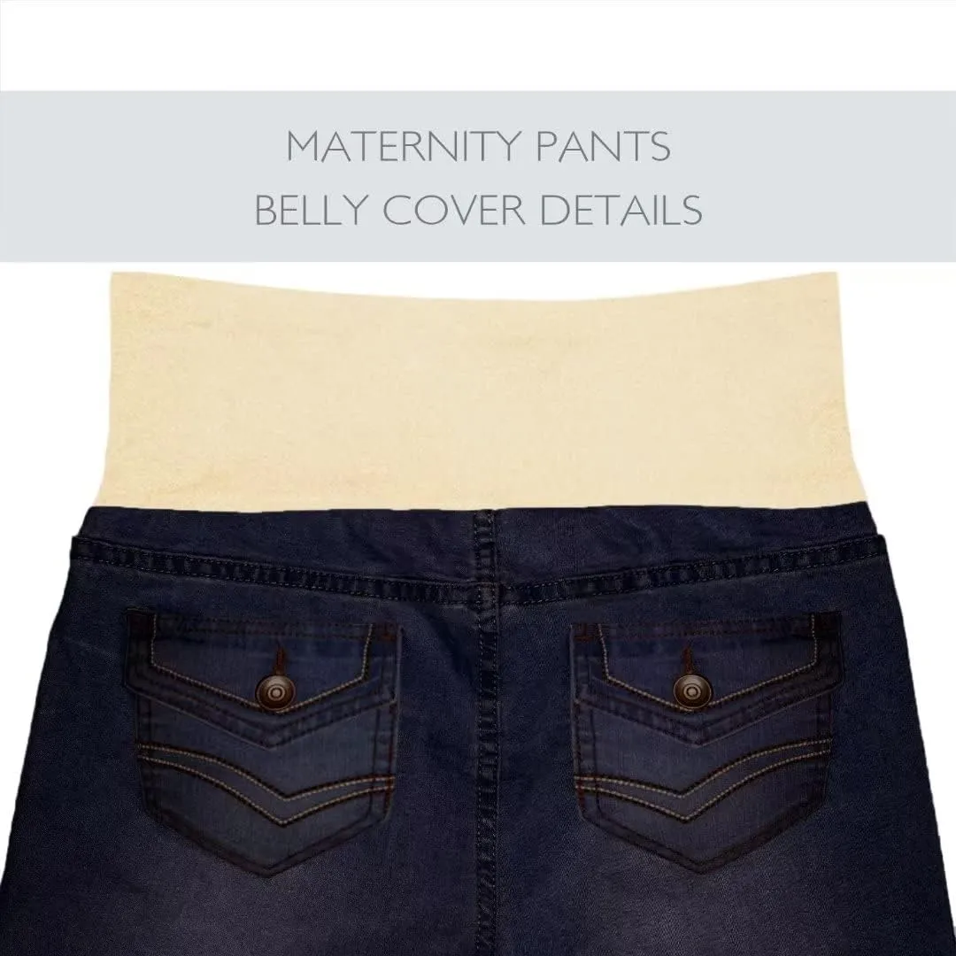 Hybrid & Company Maternity Women's Super Comfy Ultra Stretch Skinny Jeans