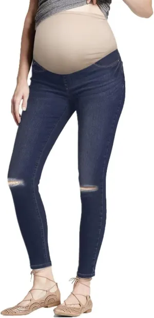 Hybrid & Company Maternity Women's Super Comfy Ultra Stretch Skinny Jeans
