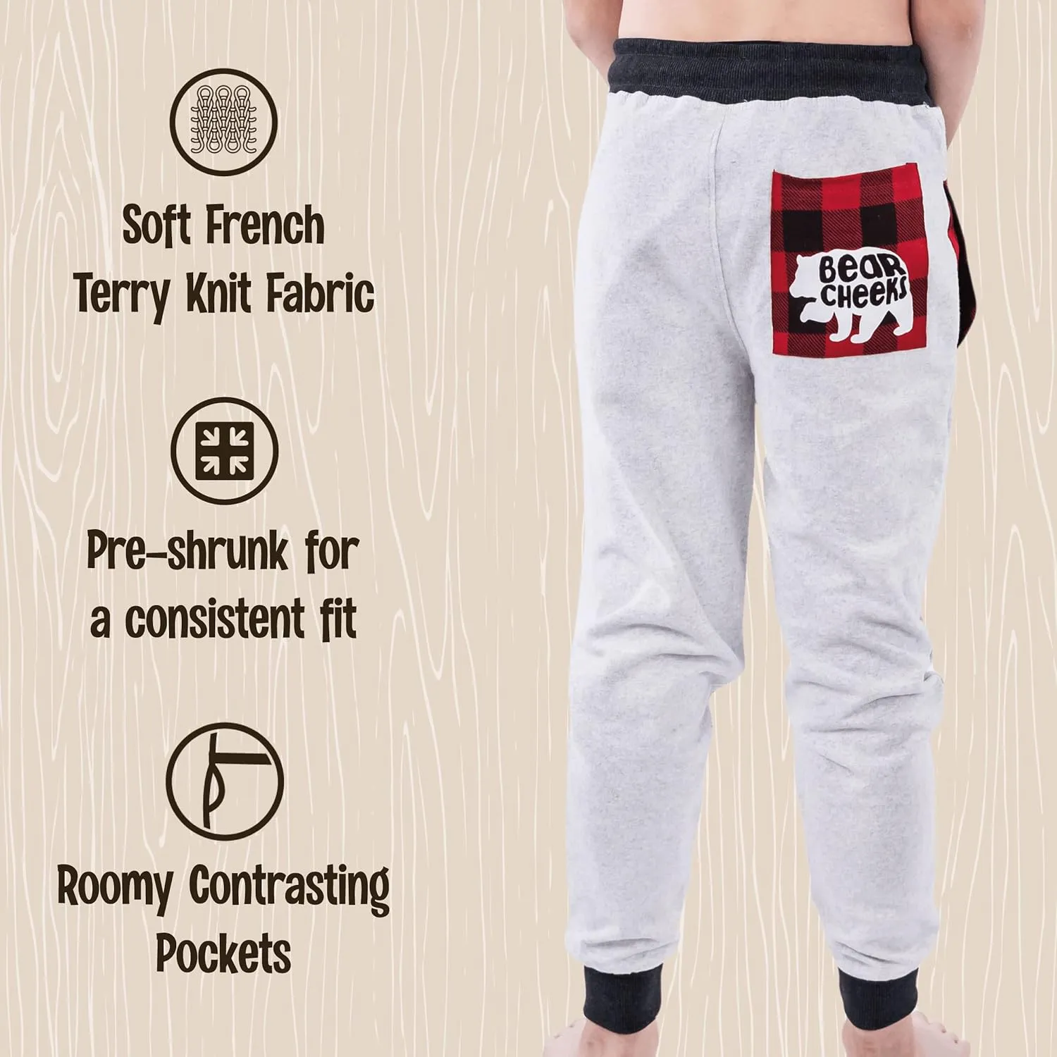 Lazy One Youth Joggers, Comfy Sweatpants for Kids