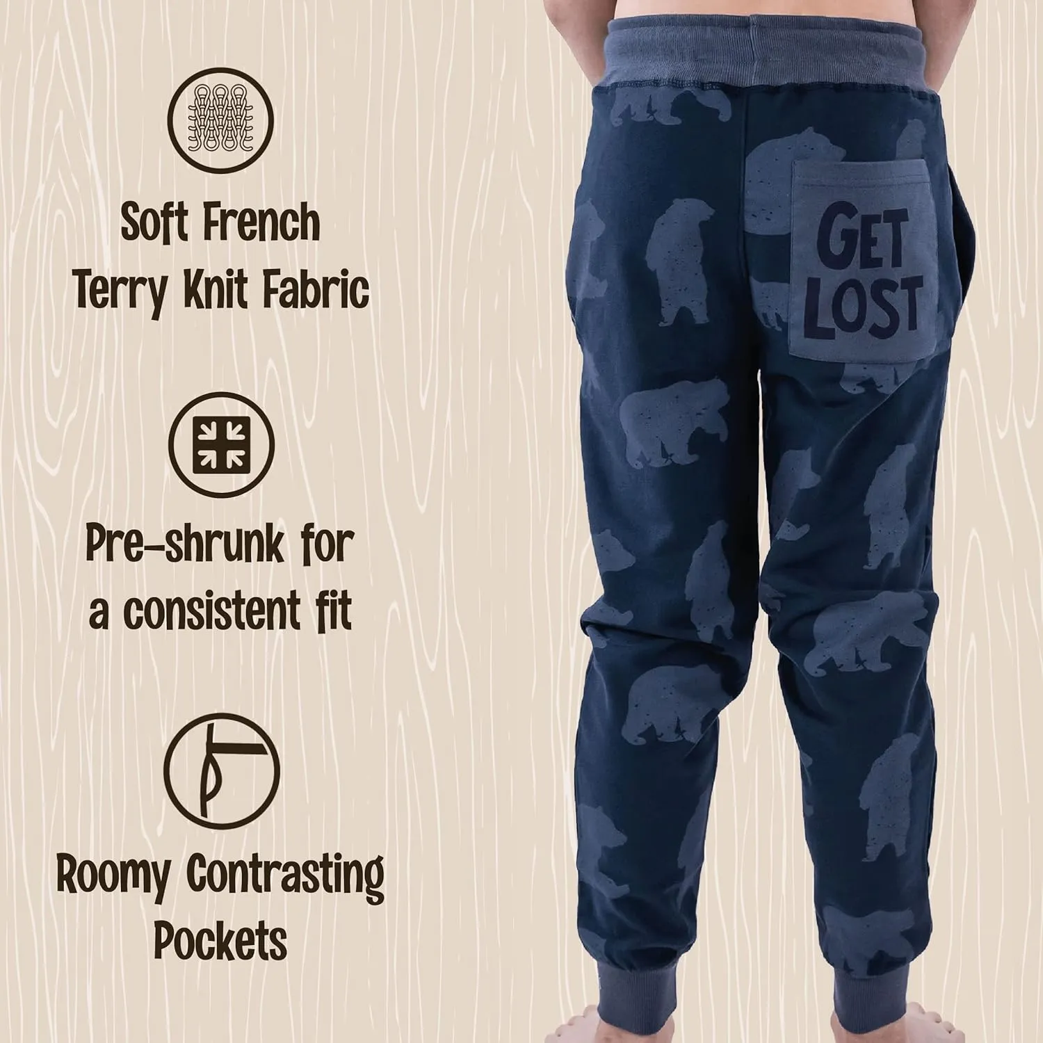 Lazy One Youth Joggers, Comfy Sweatpants for Kids