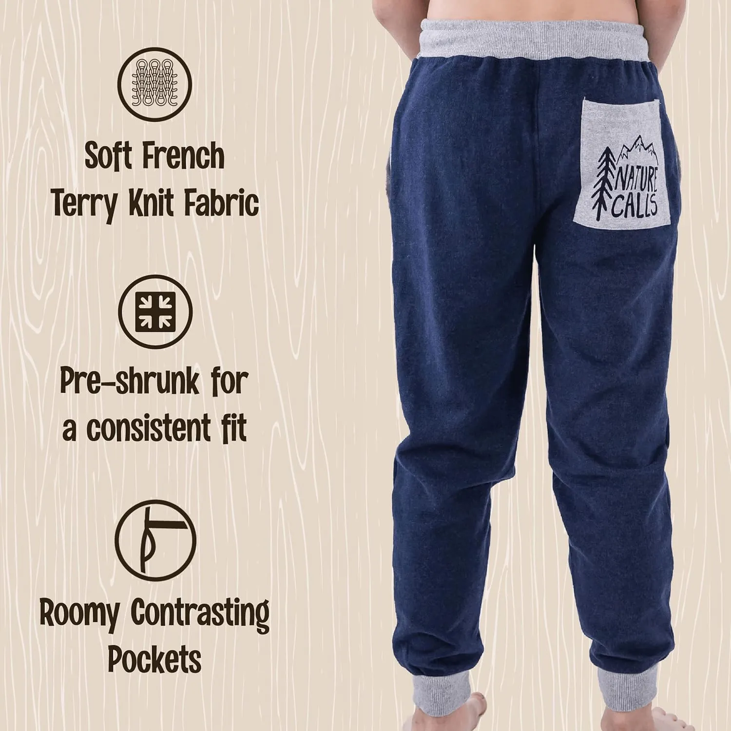 Lazy One Youth Joggers, Comfy Sweatpants for Kids